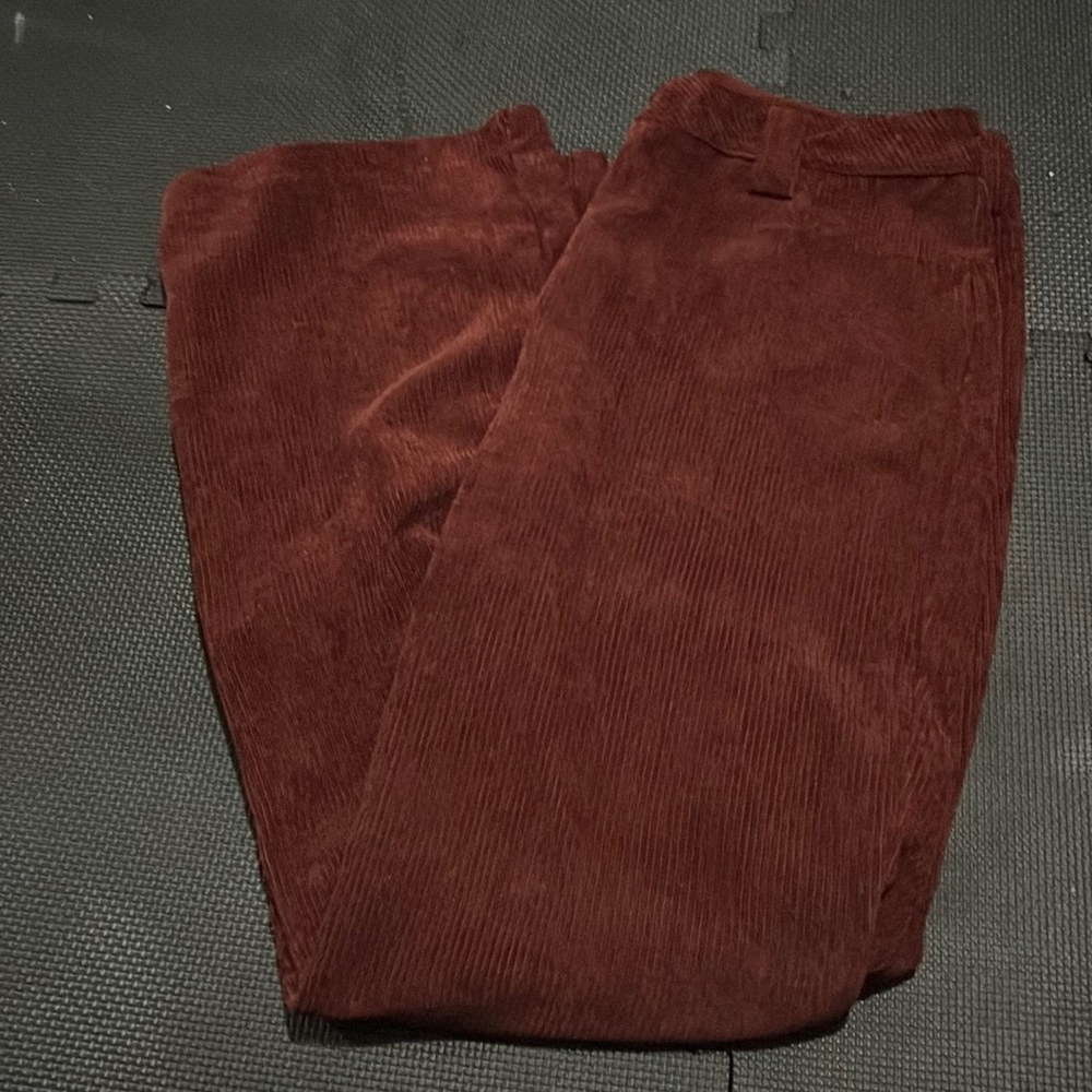 Red Flare Corduroys